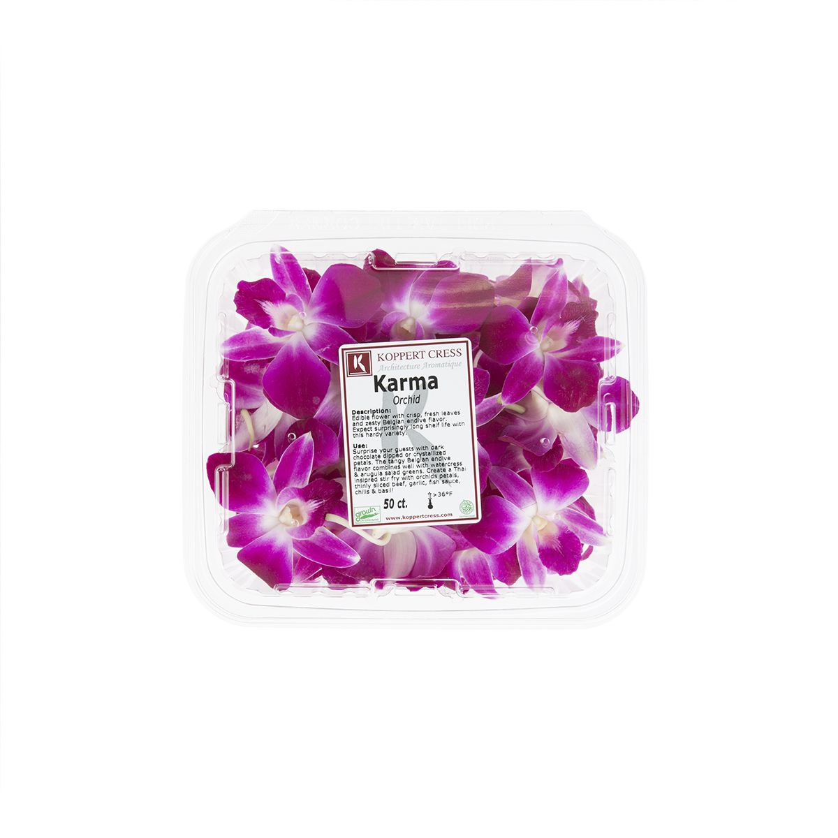 Koppert Cress Purple Orchids