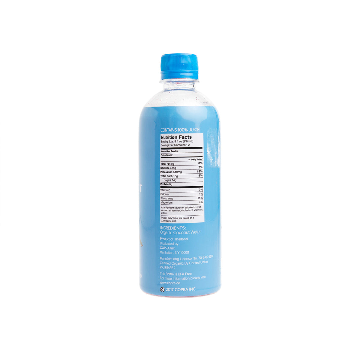Copra Organic Coconut Water 16 Oz Bottle - 6 Ct