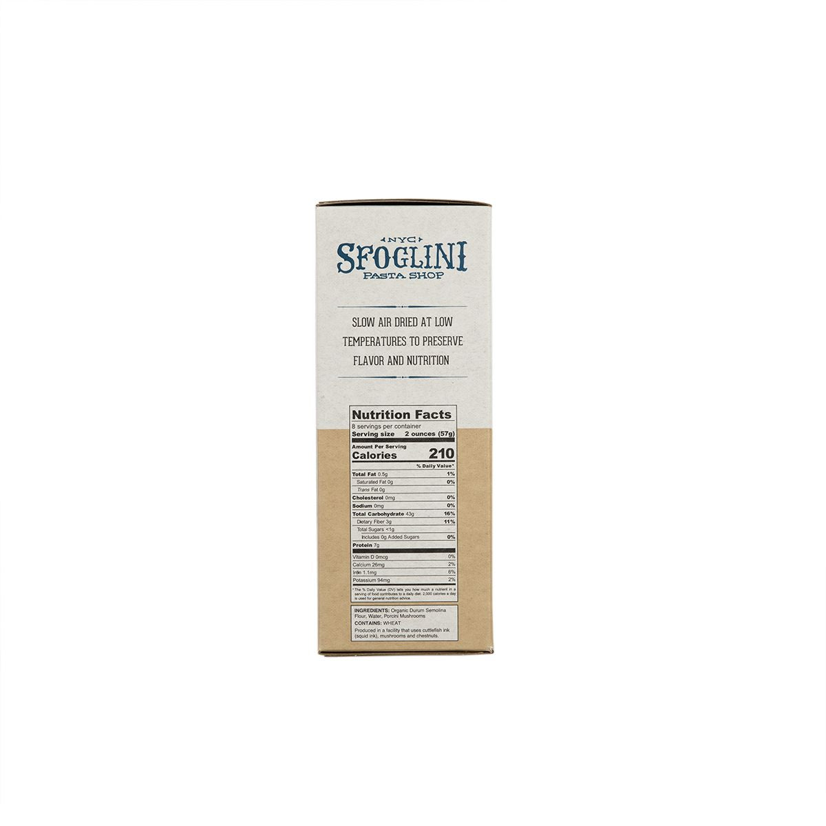 Wholesale Sfoglini Pasta Organic Porcini Trumpet Pasta 1 LB- Bulk