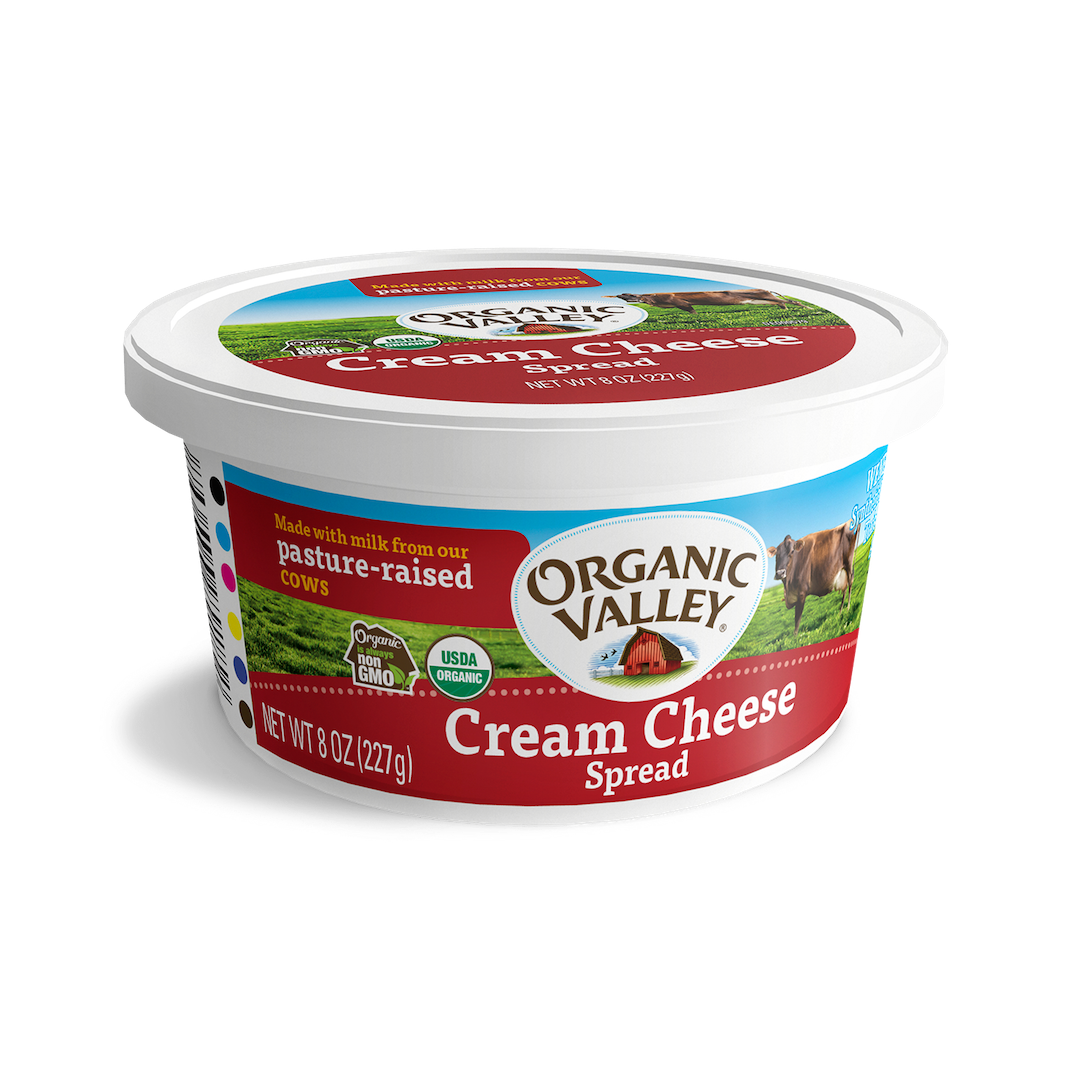 Wholesale Organic Valley Organic Cream Cheese 8 Oz- Bulk