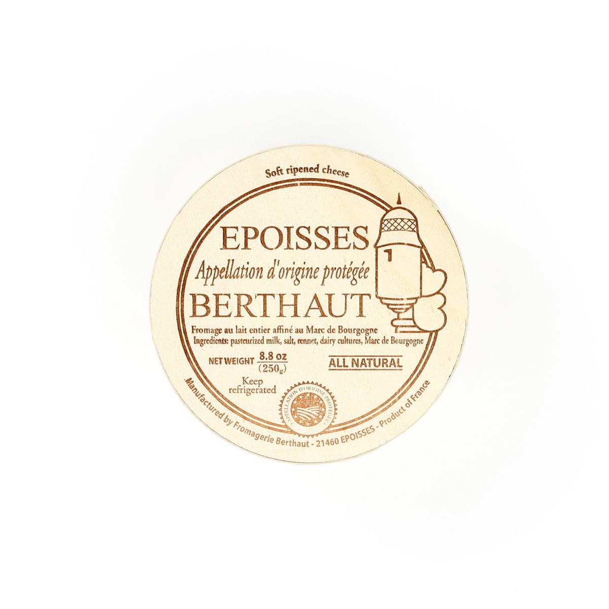 BoxNCase Epoisses Berthaut Cheese Wheel