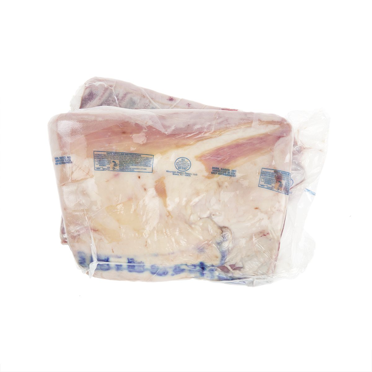 Wholesale Atlantic Veal & Lamb Frozen Split Chine Off Lamb Racks-8 LB 2 PC Bulk