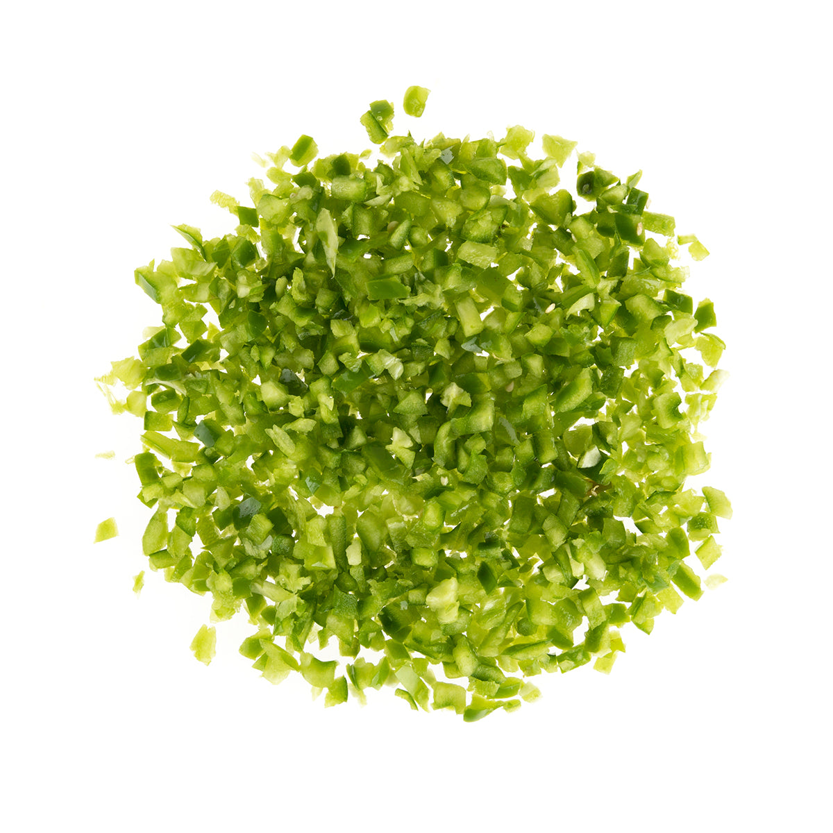 Wholesale BoxNCase 1/4 Diced Green Peppers- Bulk