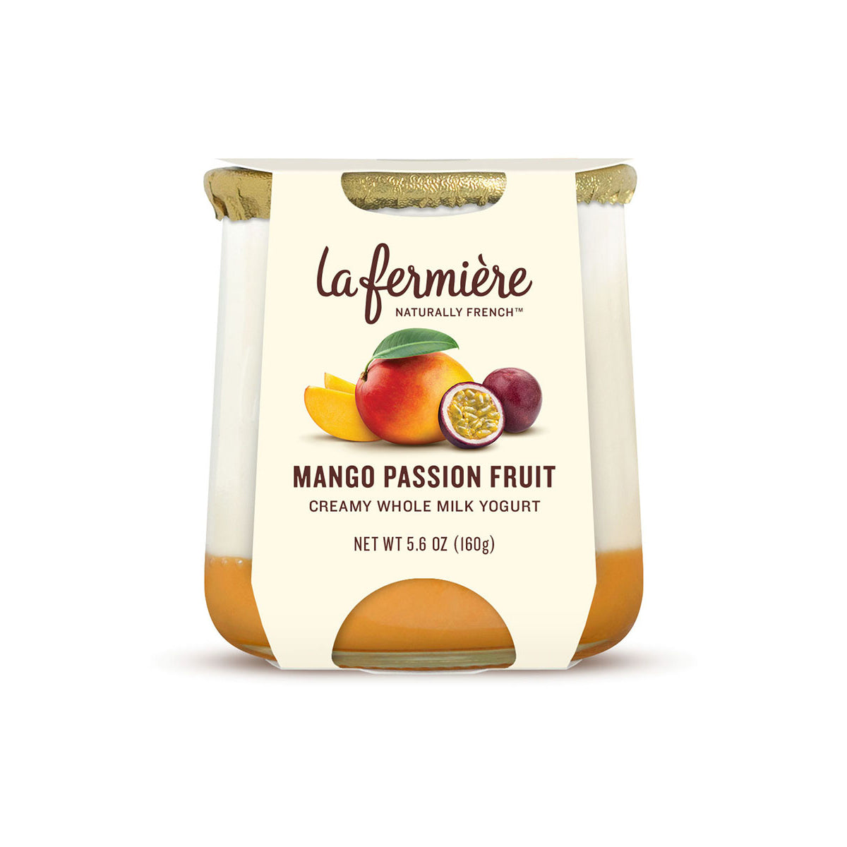 Wholesale La Fermière Mango Passion Fruit Yogurt 5.6oz Cup- Bulk