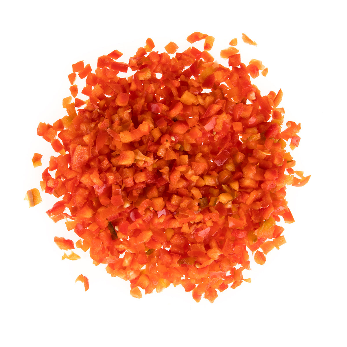 Wholesale BoxNCase 1/2 Diced Red Peppers- Bulk