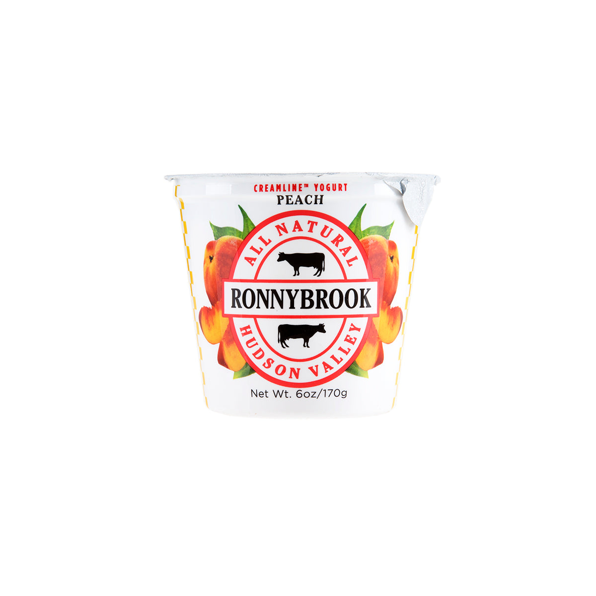 Wholesale BoxNCase Peach Yogurt 6 Oz Jar- Bulk