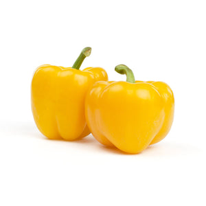 Wholesale BoxNCase Yellow Peppers-22 LB Bulk