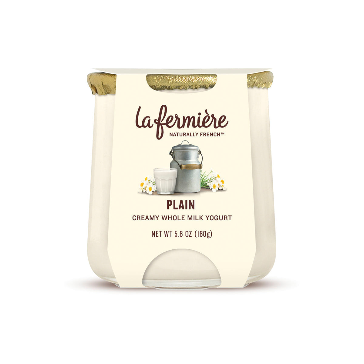 Wholesale La Fermière Plain Yogurt 5.6 OZ-6ct Case Bulk