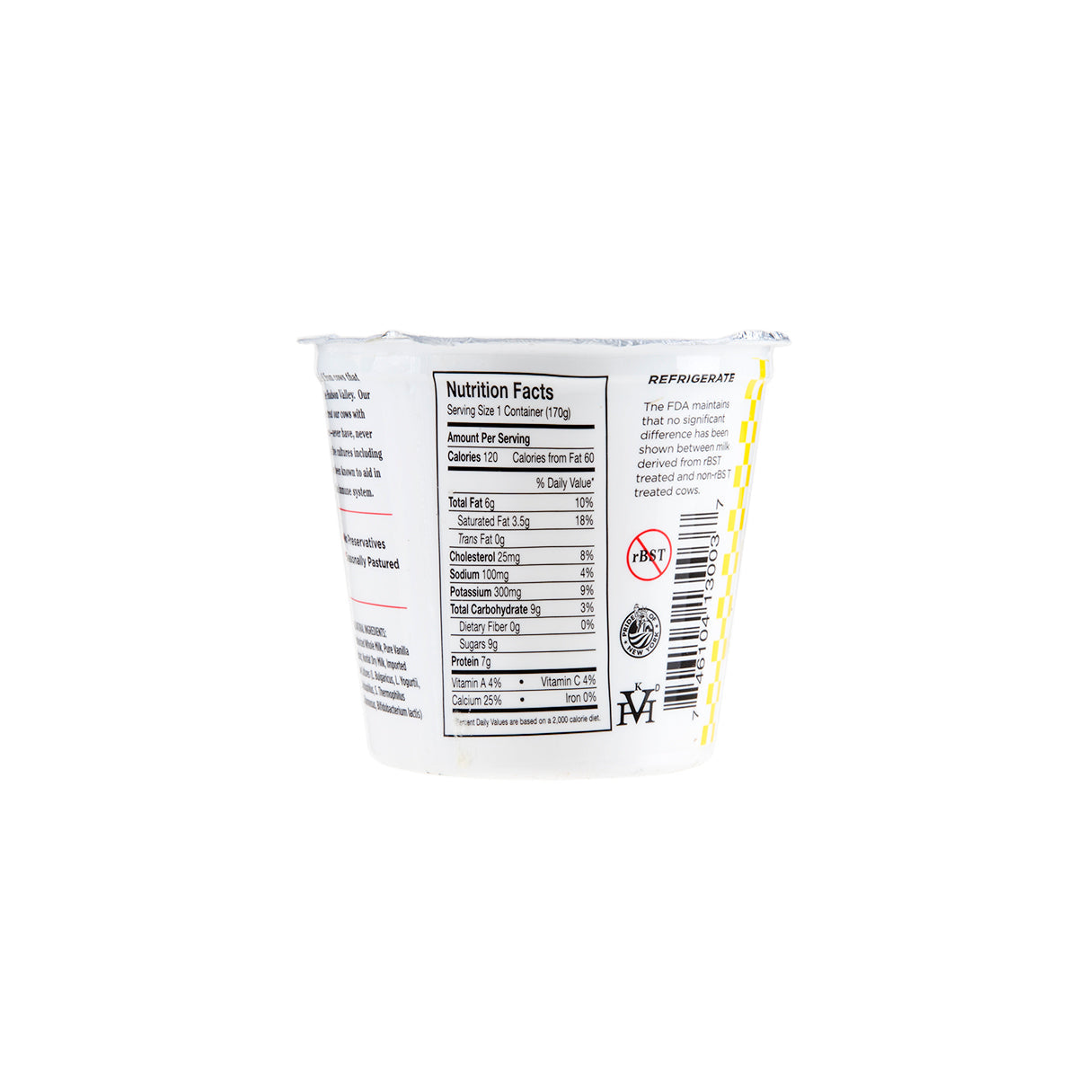 BoxNCase Vanilla Yogurt 6 Oz Jar