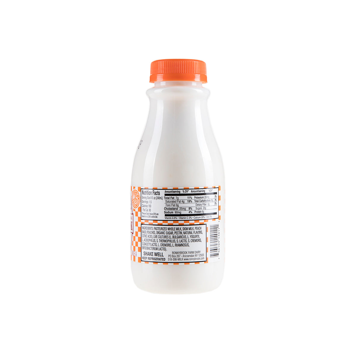 Wholesale BoxNCase Drinkable Peach Yogurt 12 oz Bottle- Bulk