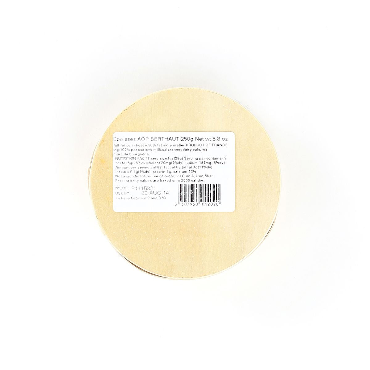 Wholesale BoxNCase Epoisses Berthaut Cheese Wheel-9 OZ Bulk