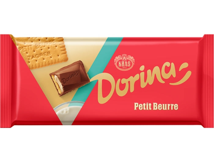 Wholesale Kras Dorina Petit Beurre Chocolate 105g-19 Ct Case Bulk