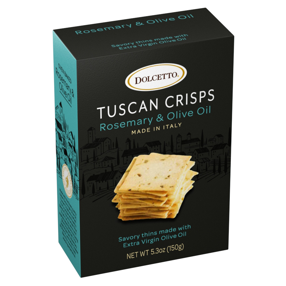 Wholesale Dolcetto Tuscan Crisps Rosemary & Olive Oil Bulk