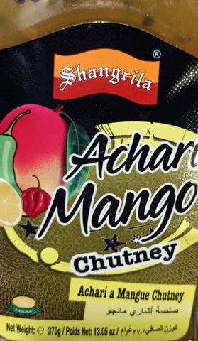 Wholesale Shangrila Achari Mango Chutney 370 gm- Bulk