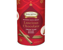 Wholesale Dolcetto Chocolate Wafer Rolls Tin 12 oz Bag- Bulk