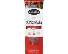 Wholesale Busseto Hot Soppressata 8 OZ- Bulk