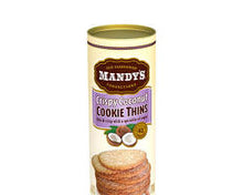 Wholesale Mandy's Crispy Coconut Cookie Thins Tin 4.6 oz Bag- Bulk