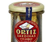 Wholesale Ortiz A La Antigua Sardines in Olive Oil, Jar 190g- Bulk