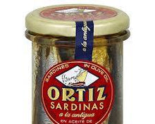 Wholesale Ortiz A La Antigua Sardines in Olive Oil, Jar 190g- Bulk