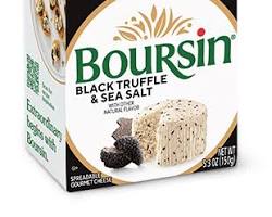 Wholesale Boursin Black Truffle & Sea Salt Gournay Spreadable Cheese, 5.2 oz- Bulk