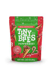 Wholesale BeeMax Tiny Bites Milk Chocolate Waffle Cones with Peppermint Flavor – 2.82 oz- Bulk