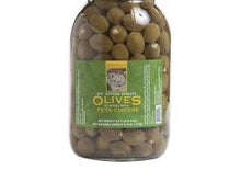 Wholesale Divina Green Mount Athos Olive With Feta Jars 7.8 OZ- Bulk
