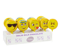 Wholesale Milk Chocolate Emoticons (10 Lb.)- Bulk