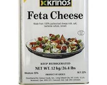 Wholesale Krinos Greek Sheep Feta Tin 26.4 LB- Bulk