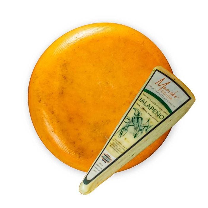Wholesale Jalapeno Gouda Cheese 16 lb- Bulk