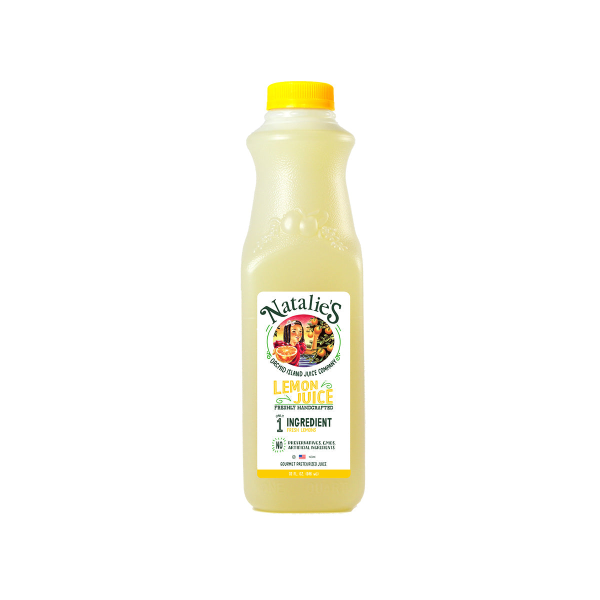 Wholesale Natalie'S Orchid Island Lemon Juice 32 OZ-6ct Case Bulk
