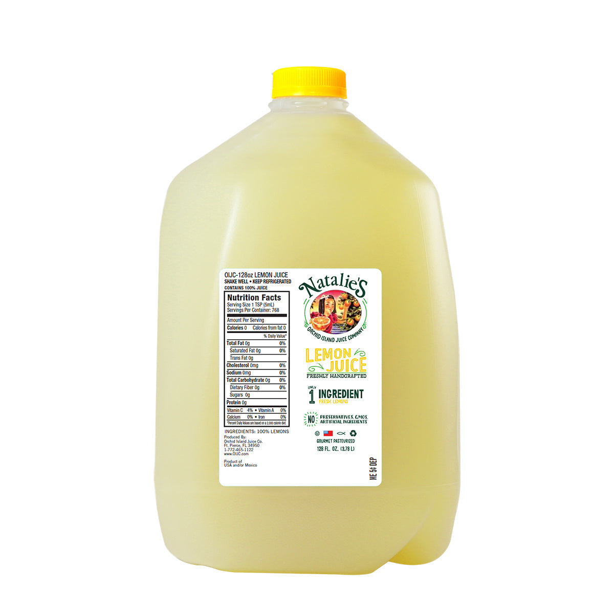 Natalie'S Orchid Island Lemon Juice 1 GAL