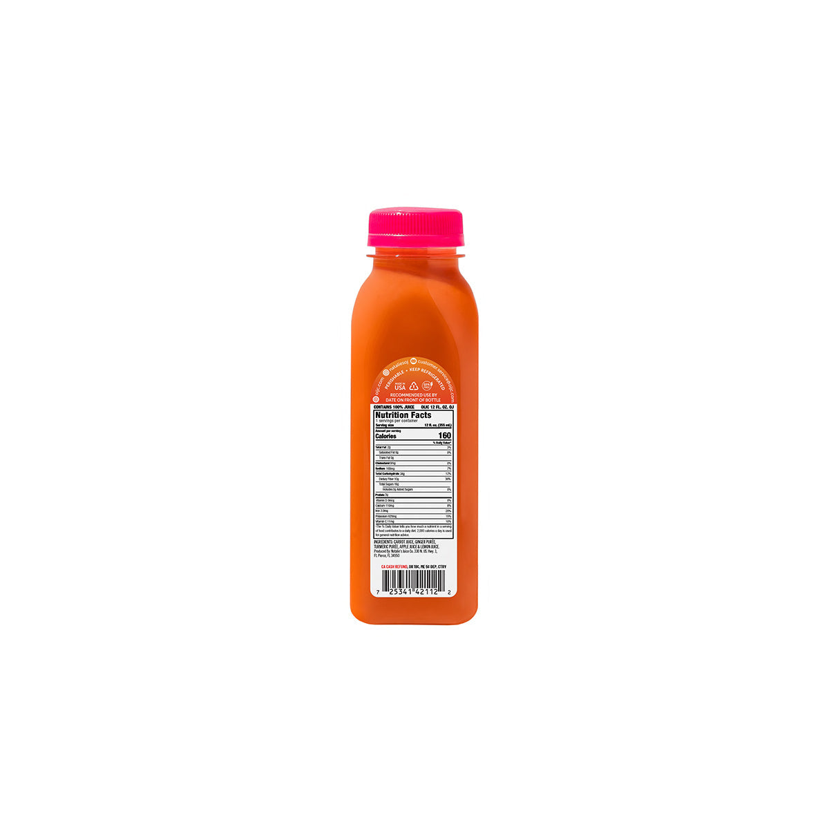 Wholesale Natalie'S Orchid Island Carrot & Ginger Juice 12 OZ- Bulk