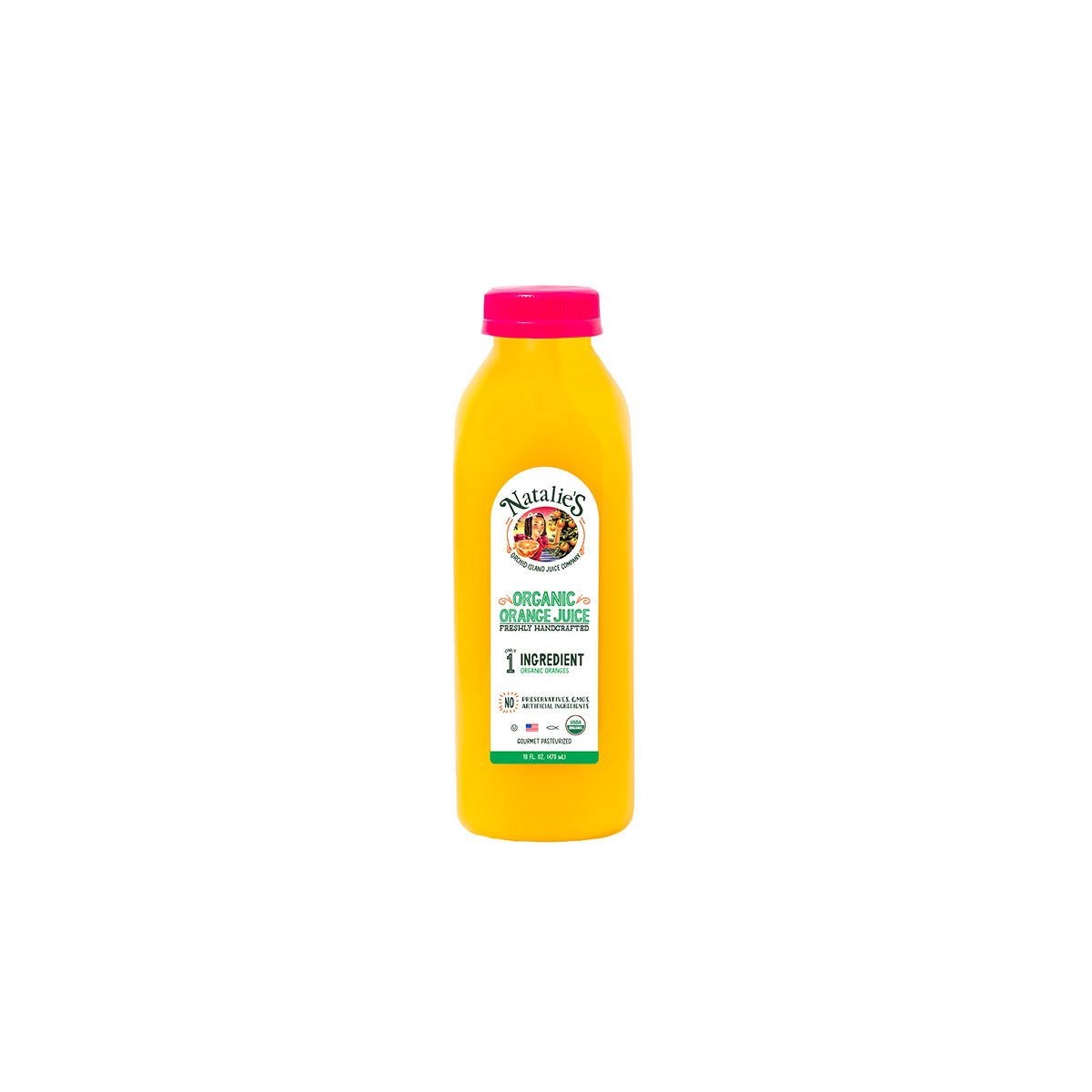 Wholesale Natalie'S Orchid Island Organic Orange Juice 16 OZ-6ct Case Bulk