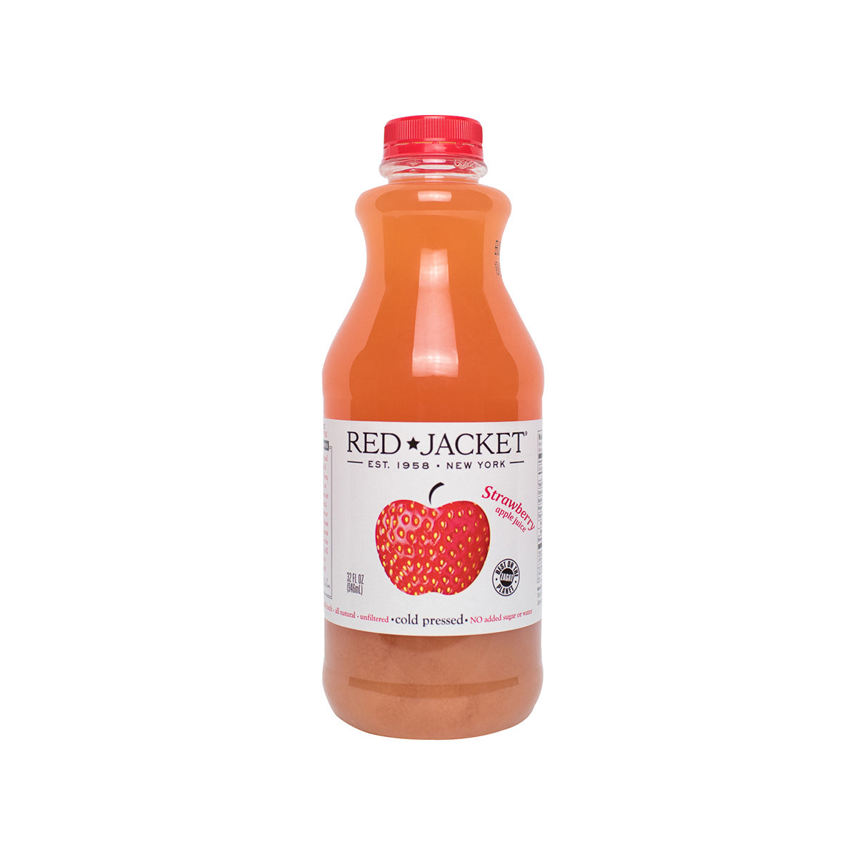 Red Jacket Orchards Strawberry Apple Juice 32 OZ