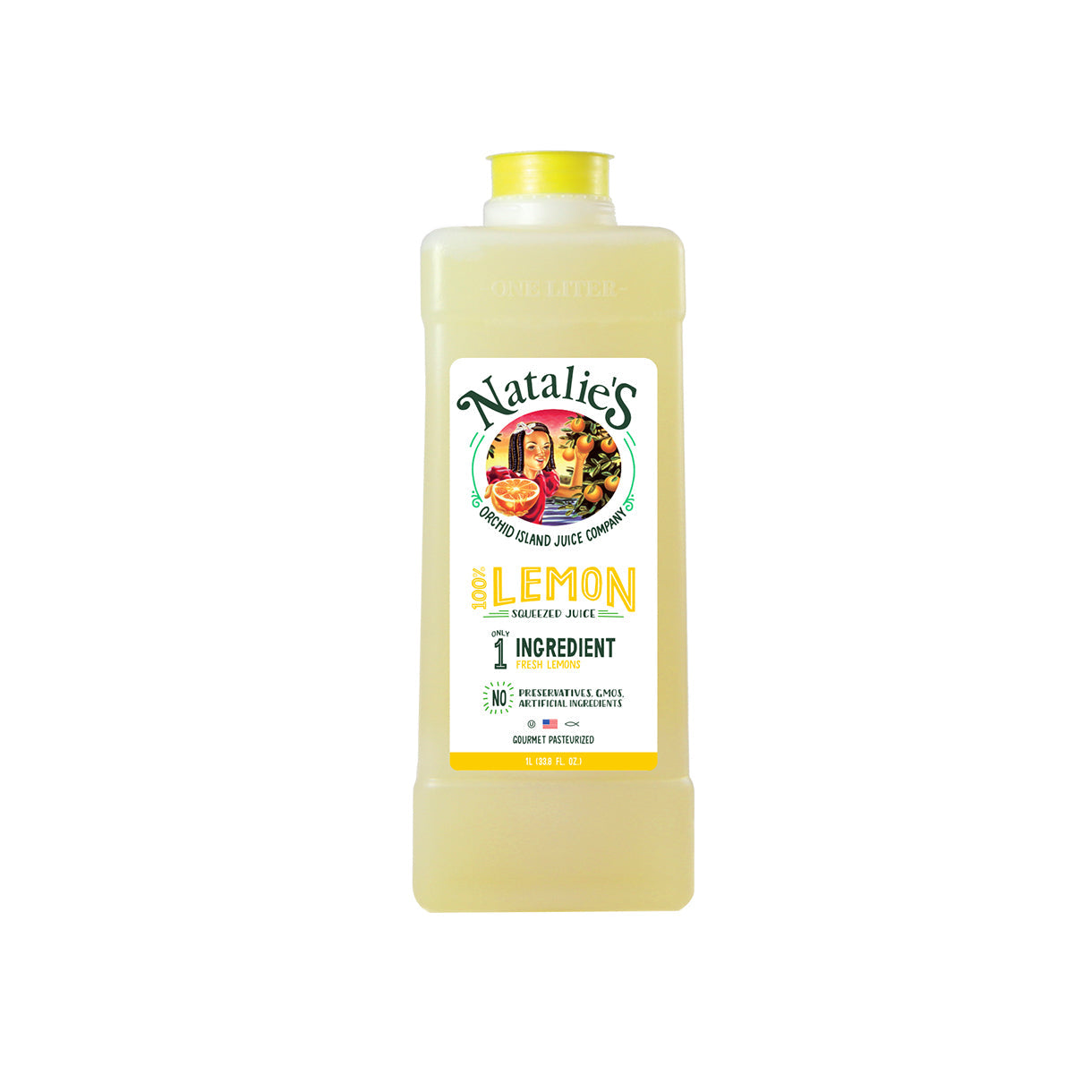 Wholesale Natalie'S Orchid Island Frozen Lemon Juice 1 L Bottle-6ct Case Bulk