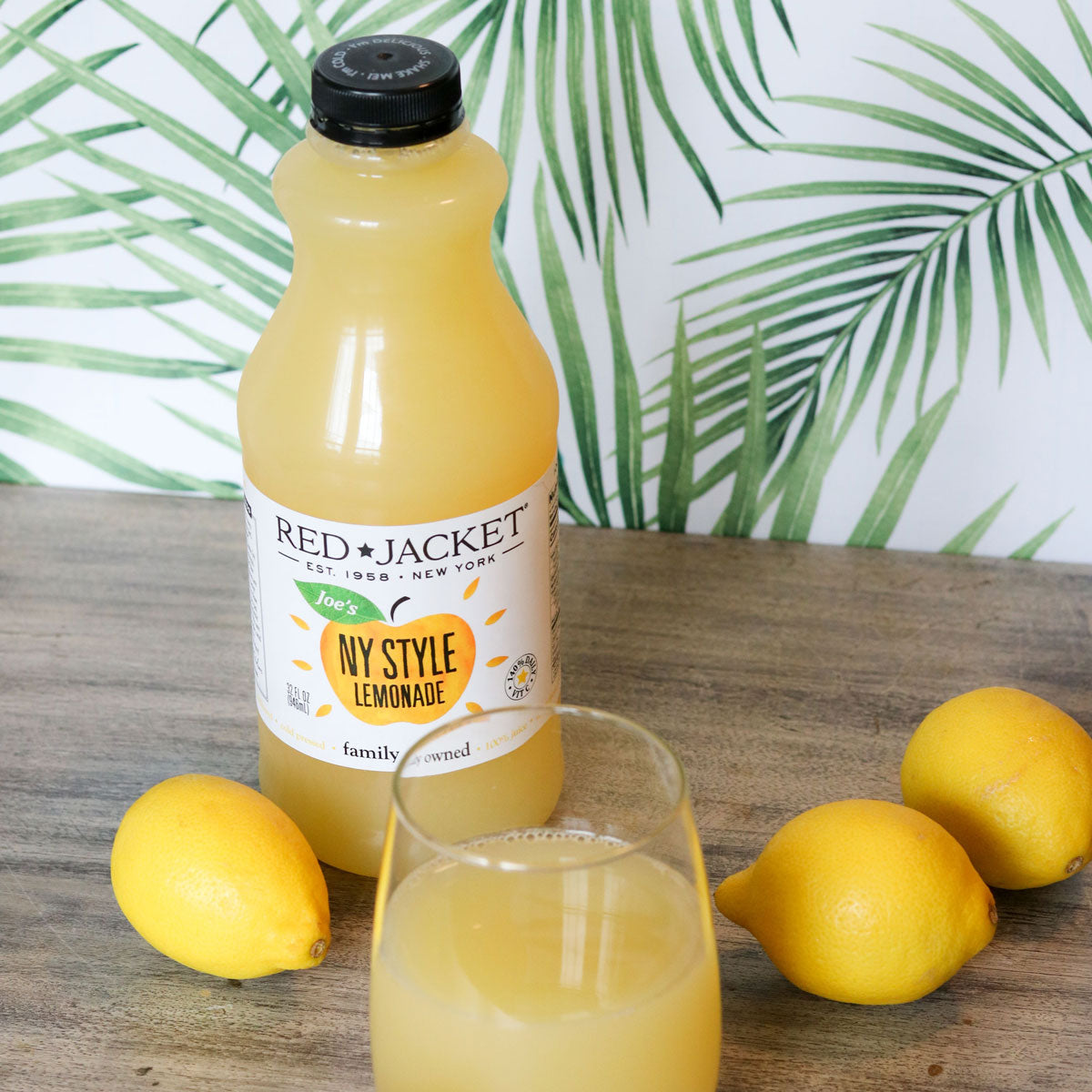 Wholesale Red Jacket Orchards Joe's NY Style Lemonade 32 Oz Bottle- Bulk