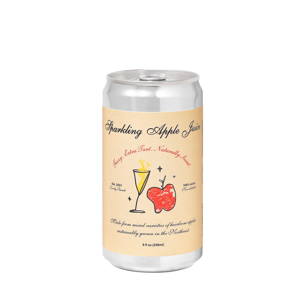 Wholesale Lovely Bunch Sparkling Apple Juice 8 OZ-24ct Case Bulk