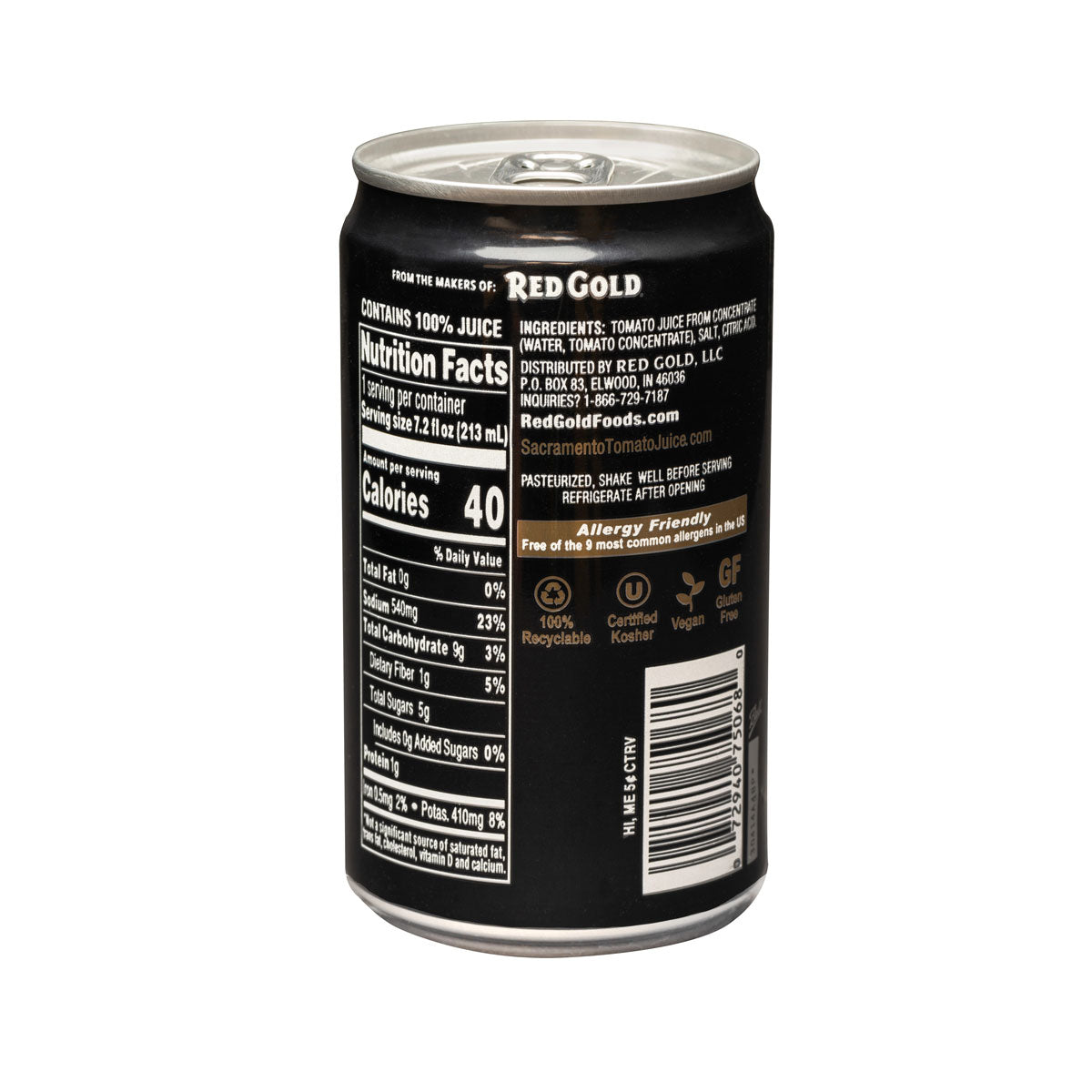 Wholesale Sacramento Tomato Juice 7.2 Oz Bottle- Bulk