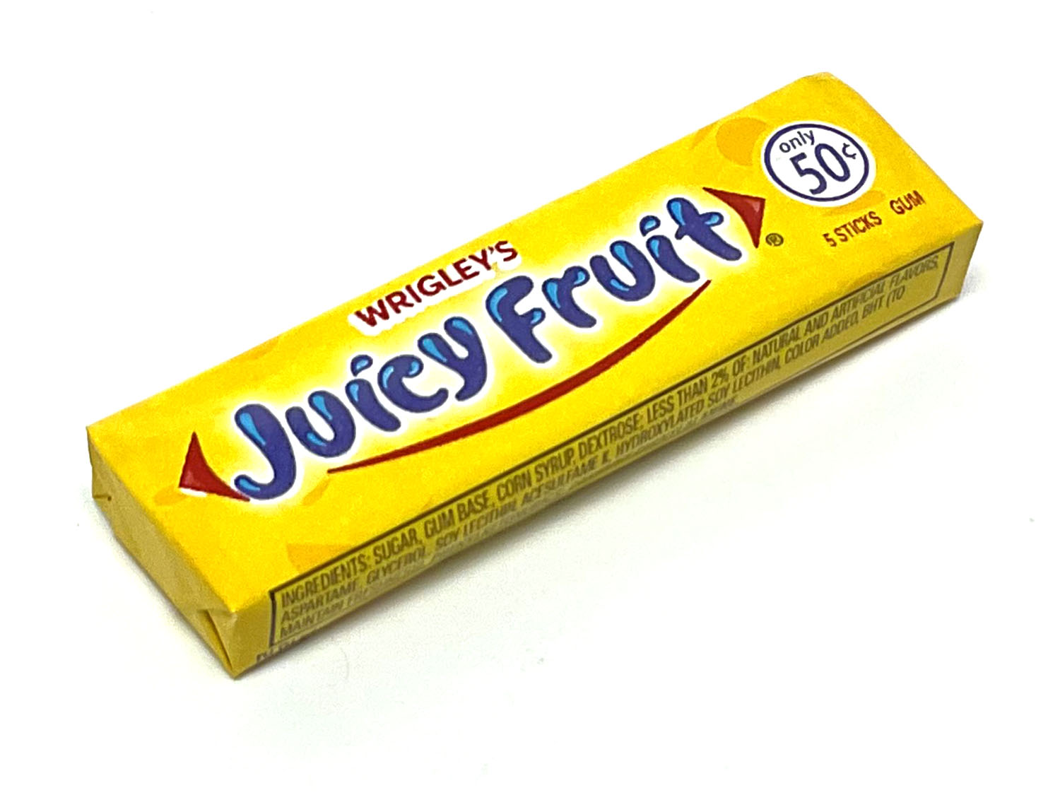 Wrigley's Juicy Fruit Chewing Gum 0.9 Oz Pack