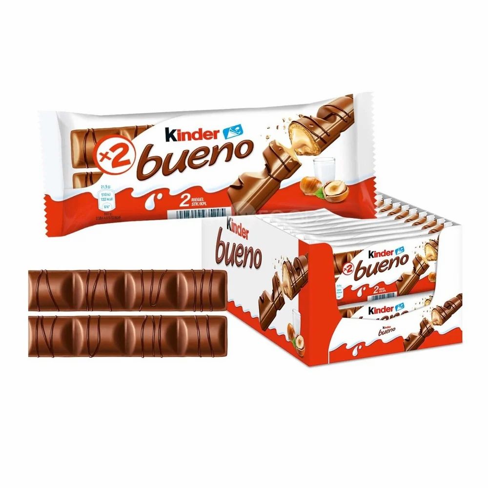 Kinder  "Bueno" Chocolate Bars 43g