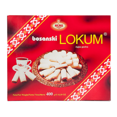 Wholesale Klas Bosnian Lokum 400g-12 Ct Case Bulk