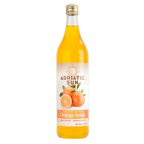 Wholesale Adriatic Sun Orange Syrup 1 ltr- Bulk