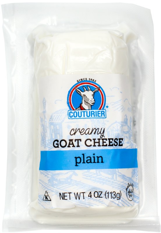 Couturier Goat Cheese Plain 4oz 12ct