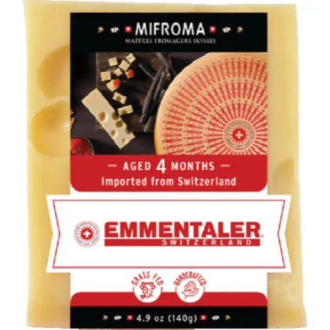 Mifroma Emmentaler Cheese 4.9oz 8ct