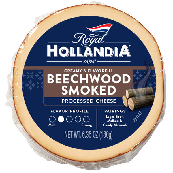 Wholesale Royal Hollandia Smoked Gouda Exact Weight 6.35 oz-10ct Case Bulk