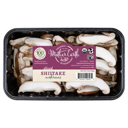 Wholesale Mother Earth Organic Sliced Shiitake 5 OZ- Bulk