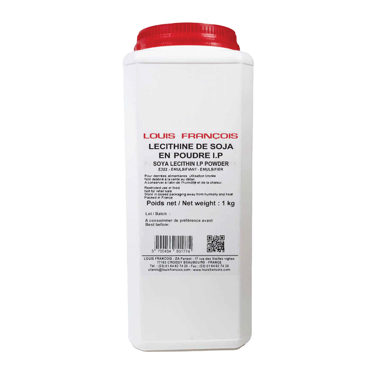 Wholesale Louis Francois Soy Lecithin Powder 1 KG- Bulk