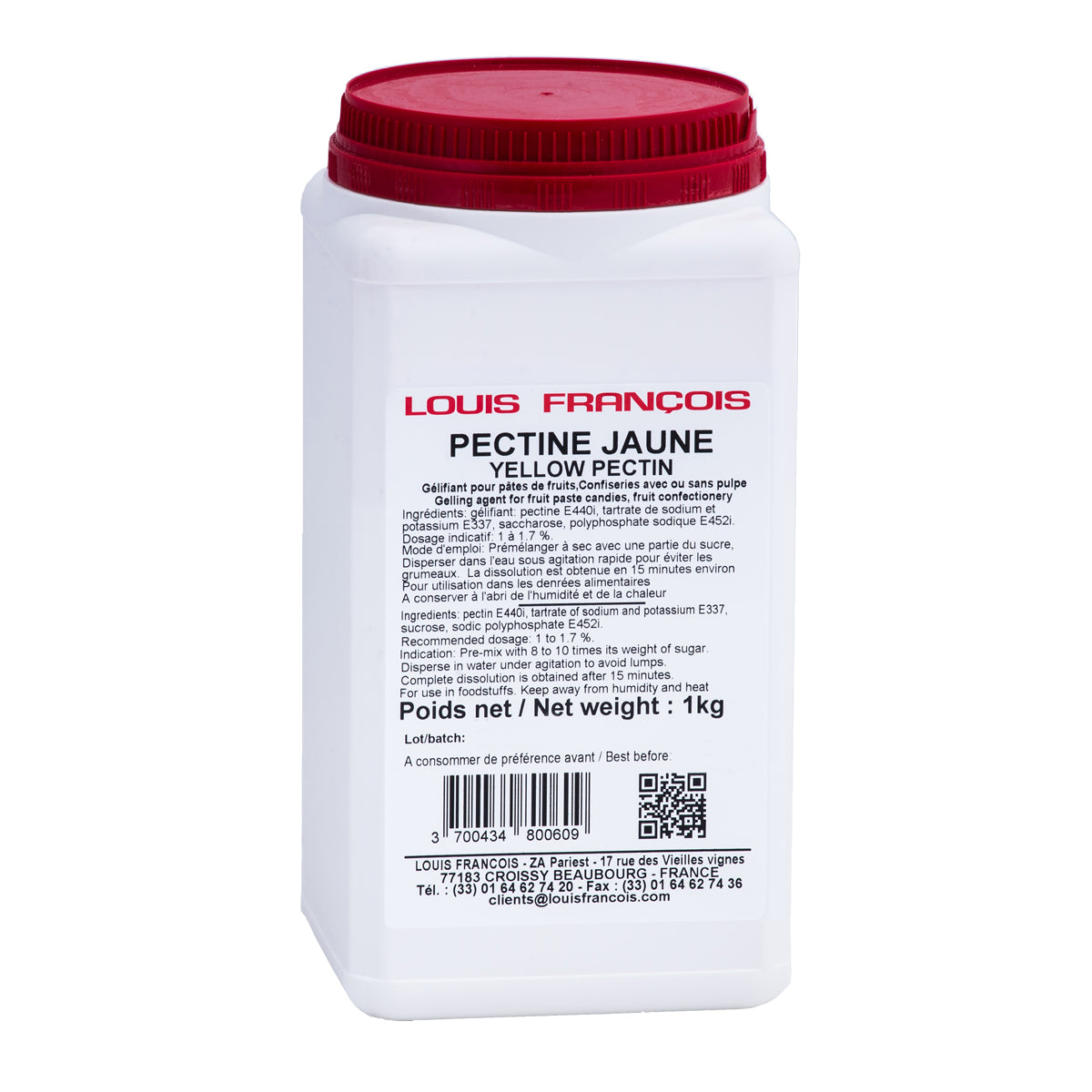 Wholesale Louis Francois Yellow Pectin 1 KG-1 KG Bulk
