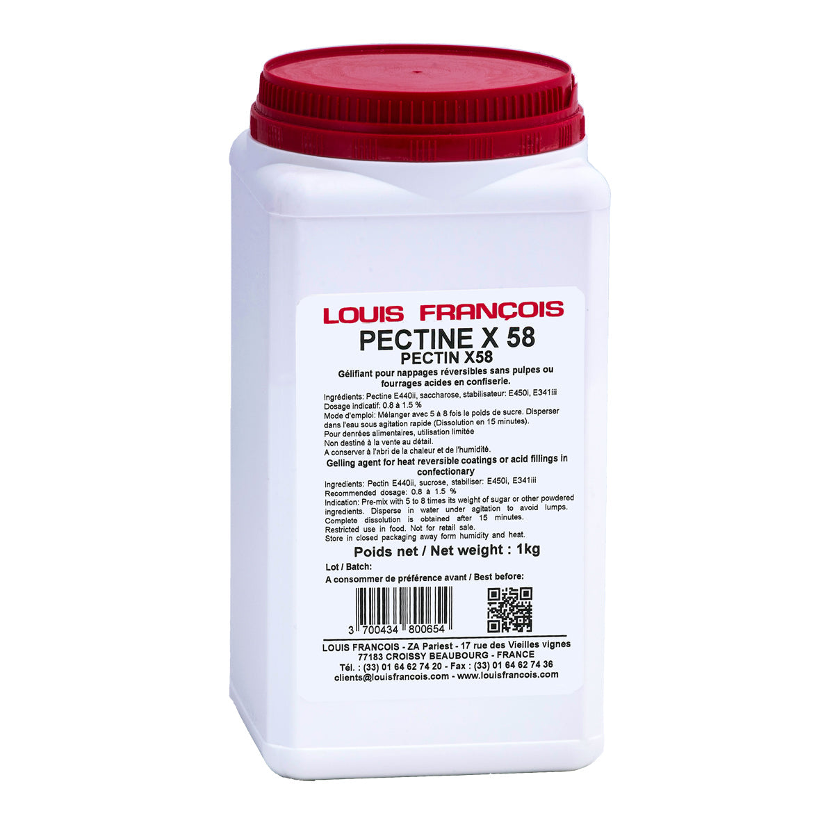 Wholesale Louis Francois Pectin X58 1 KG- Bulk