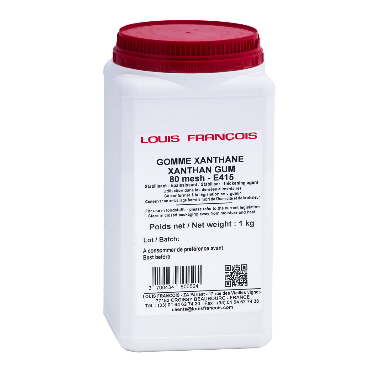 Wholesale Louis Francois Gum Xanthan 1 KG- Bulk